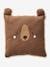 Square Bear Cub Cushion Brown - vertbaudet enfant 