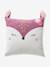 Square Fawn Cushion Purple - vertbaudet enfant 