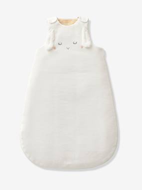 Bedding & Decor-Sleeveless Baby Sleep Bag, Little Lamb