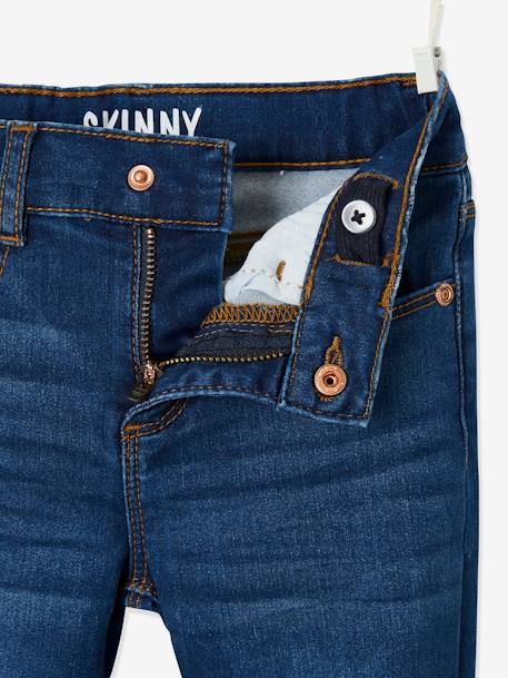 Skinny Leg Jeans for Girls Light Denim Blue - vertbaudet enfant 