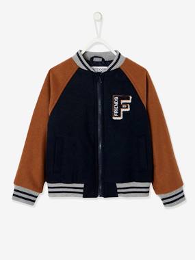 Boys-Coats & Jackets-Parkas & Coats-College-style Jacket for Boys