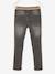 Jean garçon droit facile à enfiler denim effet molleton BRUT FONCE+denim black+denim bleached+denim gris+double stone+STONE MOYEN - vertbaudet enfant 