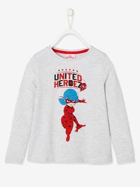 Girls-Tops-T-Shirts-Long Sleeve Top, Miraculous: the Adventures of Ladybug, for Girls