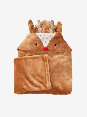 Bedding & Decor-Child's Bedding-Blankets & Bedspreads-Reindeer Blanket with Sleeves