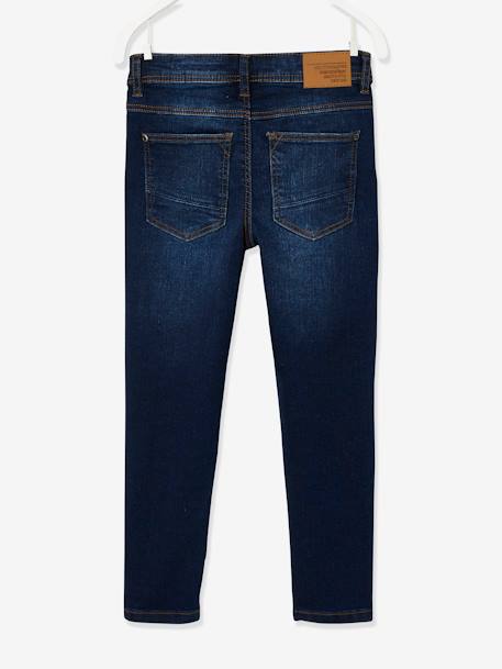 MEDIUM Hip, MorphologiK Slim Leg Waterless Jeans, for Boys Dark Blue+Dark Grey+Denim Blue+double stone - vertbaudet enfant 