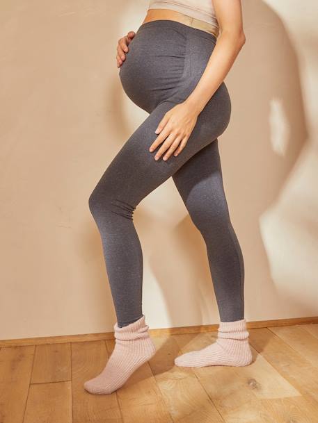 Legging de grossesse sans couture GRIS - cf swatch+Noir - vertbaudet enfant 