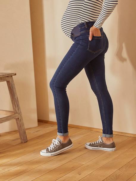 Skinny Leg Maternity Jeans Dark Blue - vertbaudet enfant 