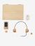 Poste de télétravail en bois FSC® multicolore - vertbaudet enfant 