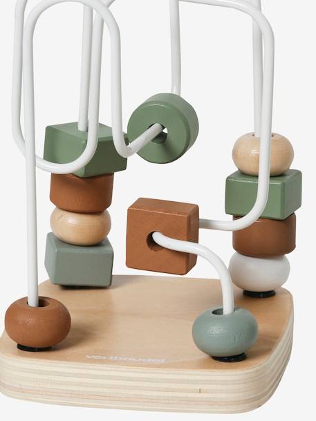 Coffret 3 jeux d'éveil GREEN FOREST en bois FSC® Multicolore - vertbaudet enfant 
