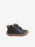 Boots in Soft Leather, Lined in Fur, for Baby Boys, Designed for Crawling Dark Blue - vertbaudet enfant 