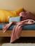 Plaid en gaze de coton bio bleu vert+caramel+rose+taupe - vertbaudet enfant 