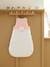 Sleeveless Baby Sleep Bag, LOVE LANGE Theme Light Pink - vertbaudet enfant 