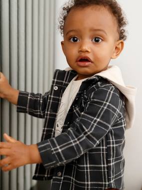 Baby-Chequered Shirt for Baby Boys