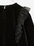 Robe de fête fille en velours lisse noir - vertbaudet enfant 