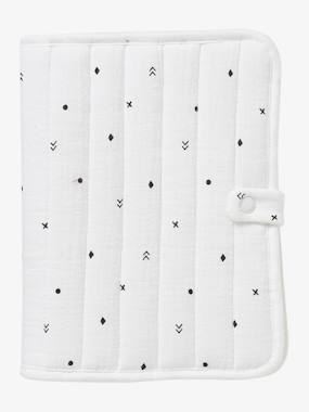 Nursery-Medical Records Cover in Cotton Gauze