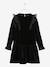 Robe de fête fille en velours lisse noir - vertbaudet enfant 