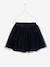 Reversible Occasionwear Skirt with Sequins & Iridescent Dots, for Girls Dark Blue/Print - vertbaudet enfant 