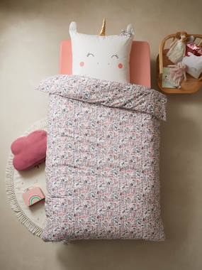 Bedding & Decor-Duvet Cover + Pillowcase Set for Children, Unicorn Land