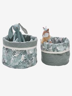 -Lot de 2 petits paniers de rangement réversibles HANOÏ