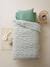 Duvet Cover + Pillowcase Set for Children, Tropical, Basics Green/Print - vertbaudet enfant 