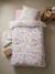 Duvet Cover + Pillowcase Set for Children, Flowers and Dragonflies Theme White - vertbaudet enfant 