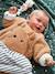 Gigoteuse hiver manches amovibles en polaire Ours GREEN FOREST beige foncé+écru+vert sauge - vertbaudet enfant 