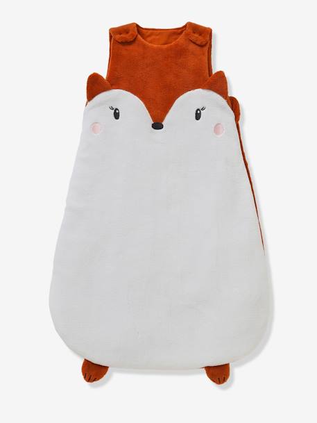 Baby Sleep Bag with Removable Sleeves in Microfibre, Squirrel White - vertbaudet enfant 