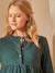 Robe imprimée gaze de coton grossesse et allaitement VERT - same as swatch AH20-3 - vertbaudet enfant 