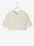 Quilted Wrap-Over Jacket for Babies WHITE MEDIUM SOLID - vertbaudet enfant 