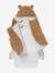 Nid d'ange transformable en tapis à langer peluche beige+beige imprimé+écru+gris souris+kaki+rose imprimé - vertbaudet enfant 