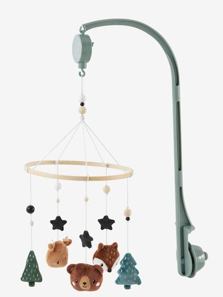 Musical Mobile, Green Forest - beige, Nursery