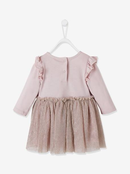 2-in-1 Dress for Babies Blue+Pink - vertbaudet enfant 
