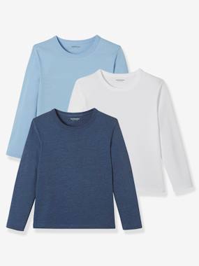 -Pack of 3 Long Sleeve Tops for Boys