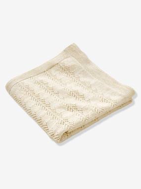 -Pointelle Blanket with Lurex for Babies