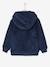 Hooded Sherpa Jacket with Zip for Boys Blue - vertbaudet enfant 