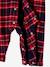 Chequered Flannel Sleepsuit for Babies Red Checks - vertbaudet enfant 