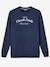 'notre Chouette Famille' Sweatshirt for Men, Capsule Collection by Vertbaudet BLUE DARK SOLID - vertbaudet enfant 