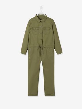 Girls-Dungarees & Playsuits-Jumpsuit in Fluid Fabric, for Girls