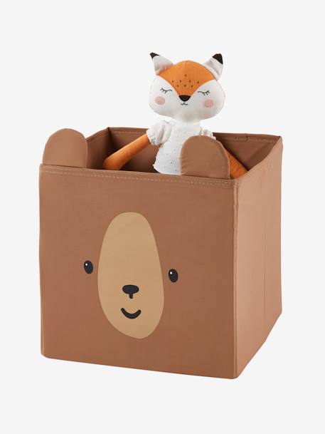 Lot de 3 bacs de rangement animaux GREEN FOREST marron et vert - vertbaudet enfant 
