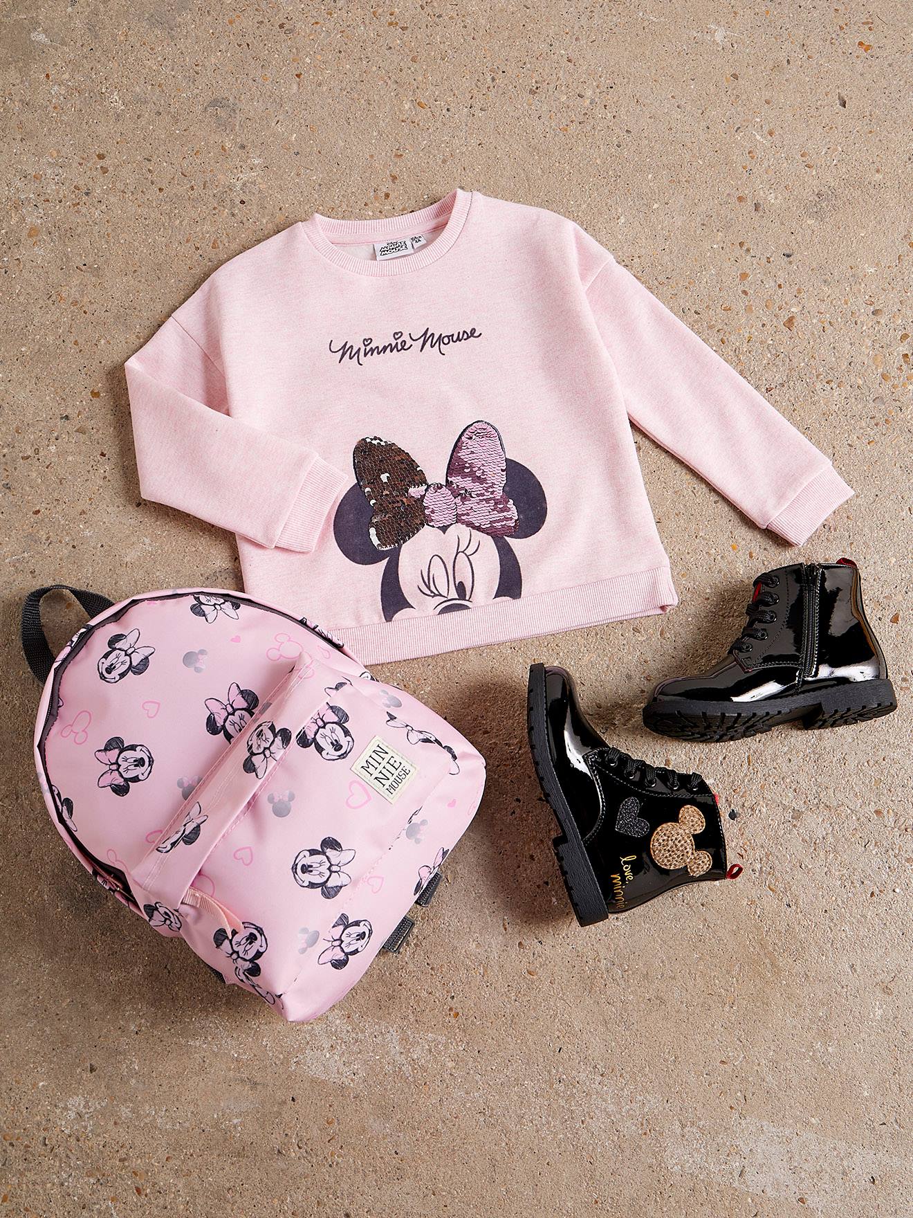 Kleines Kleid Gilet pour fille Disney Minnie Mouse sans manches en taille 74 80 86 92 98 104 110 Pollunder Veste zippée pour 1 2 3 ans 