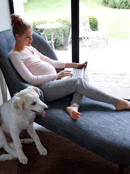 Vertbaudet Loungewear Pyjamas, Maternity & Nursing Special Grey