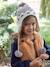 Oeko Tex® Jacquard Knit Beanie + Snood + Gloves Set for Girls Beige - vertbaudet enfant 