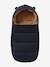 Footmuff for Baby Car Seat & Carrycot in Water-Repellent Fabric Black+Dark Blue - vertbaudet enfant 