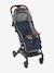Reversible Cover for Pushchair Seat BLUE DARK ALL OVER PRINTED+WHITE LIGHT ALL OVER PRINTED - vertbaudet enfant 