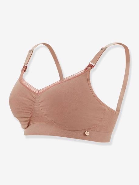 Seamless Bra, Maternity & Nursing Special, Organic by CACHE COEUR PINK LIGHT SOLID+WHITE LIGHT SOLID - vertbaudet enfant 