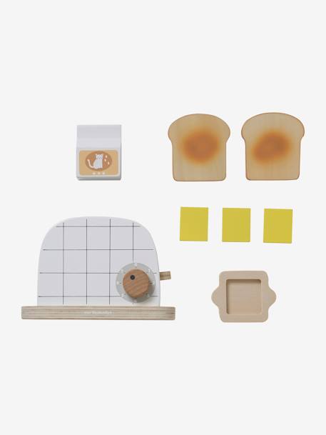 Wooden Toaster Set Beige/Multi - vertbaudet enfant 