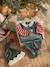 Unisex Christmas Set, Sleepsuit + Beanie, for Babies Green - vertbaudet enfant 