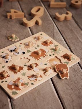 Puzzle boutons GREEN FOREST en bois FSC®  - vertbaudet enfant