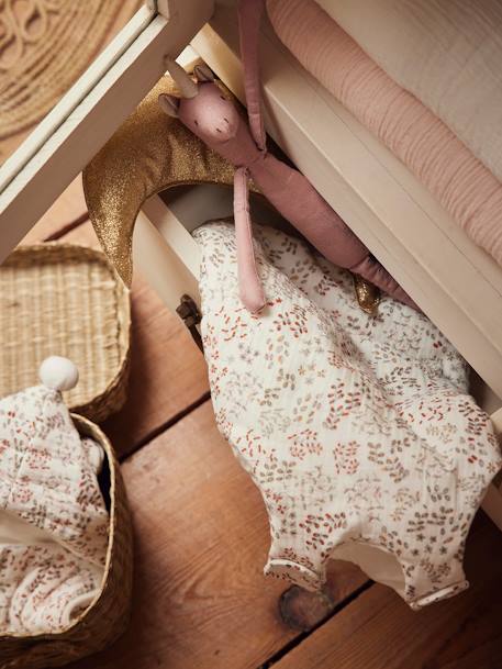 Baby Doll Sleep Bag in Cotton Gauze, Flora Multi - vertbaudet enfant 