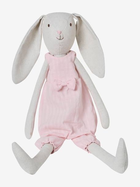Linen Cuddly Toy, My Friend Mr Rabbit Multi - vertbaudet enfant 